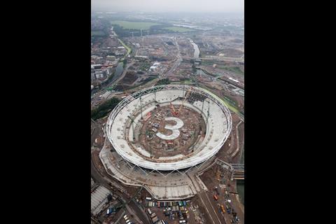 Olympic stadium bird's eye view